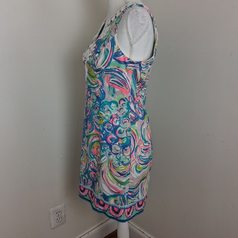 Lilly Pulitzer Gabby Shift Dress Size 4 - Picture 5 of 11